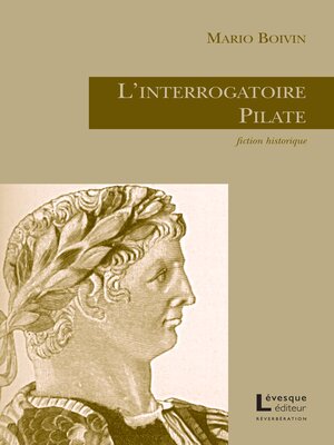 cover image of L'interrogatoire Pilate